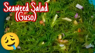 SEAWEED SALAD FOR APPETIZER  GUSO [upl. by Poland585]