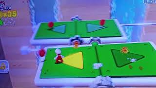 Super Mario 3D World  World 37  Switchboard Falls [upl. by Ianteen738]