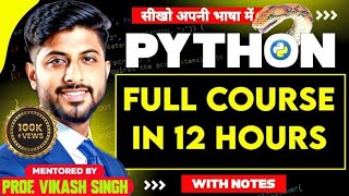 Python Programming Full Tutorial in One Video 2024  Python full course [upl. by Abshier]