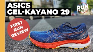 Asics Gel Kayano 29 First Run Review The stability favourite gets some updates [upl. by Odom]