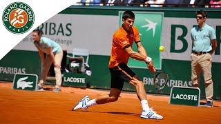 Novak Djokovic v Andy Murray Highlights  Mens Semifinal 2015  RolandGarros [upl. by Purdy]