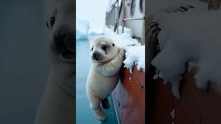 A touching story about an injured baby otter asking for help from the sailors on the ship animals [upl. by Aicatsanna]