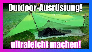 UltralightAusrüstung günstig upgraden und effizient packen für Bikepacking Bushcraft amp Hiking [upl. by Dennard]