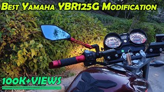 Best Modification Yamaha YBR125G  Best Modified YBR  Cost Detail  Comfort Rides [upl. by Latterll989]