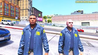 GTA 5 FIB  FBI PATROL  PATROL IN THE MAP   GTA 5LSPDFR MODI 4K [upl. by Anuaf]