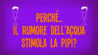 Perché il rumore dell’acqua stimola la pipì [upl. by Suirred]