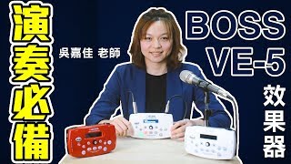 【演奏必備】BOSS VE5 效果器 [upl. by Haze373]