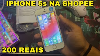 COMPREI UM IPHONE 5s DE 200 REAIS NA SHOPPE PARA JOGAR FREE FIRE [upl. by Clarie]