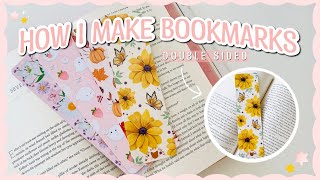 How To Make Bookmarks  Double Sided 📚✨ procreate tutorial for double sided bookmarks [upl. by Lenaj]