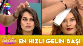 10 dakikada gelin başı yapımı  Kuaförüm Sensin [upl. by Astera]