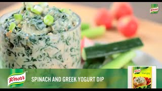 Spinach amp Greek Yogurt Dip  Delicious Dip Recipes from Knorr® [upl. by Luhey]