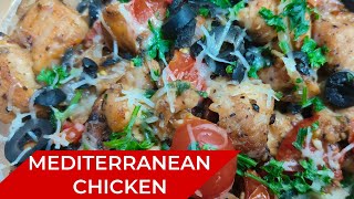 Easy amp Delicious Mediterranean Chicken Recipe  Healthy Dinner Ideas  The Cultural Food food [upl. by Attecnoc69]