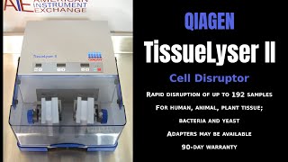 Qiagen TissueLyser II Item  1240K CELL DIS [upl. by Ynahteb473]