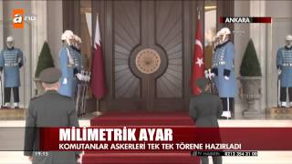 Cumhurbaşkanlığında Muhafız Askerlerine Milimetrik Ayar [upl. by Apps]