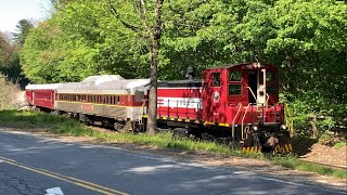 Rare Catch on Day 1 Winnipesaukee Scenic Railroad 1012 on Opening Day at the Hobo Railroad [upl. by Thaddus22]