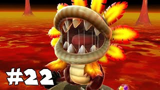 Super Mario Galaxy 3DAS 100  Part 22 Fiery Finale Melty Molten Galaxy [upl. by Meehan]