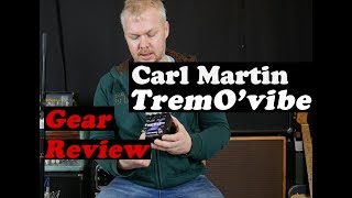 Carl Martin TremOvibe Pedal Demo Tremolo and Vibrato pedal Tremovibe with a Coodercaster [upl. by Carol-Jean]