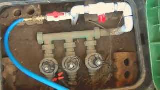 How to Blowout Lawn Sprinkler Irrigation System amp Prepare for Winter Plumbing Tutorial [upl. by Worrell]