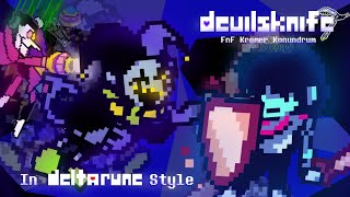 FNF DevilsKnife But in Deltarune style Kromer Konundrum [upl. by Howe]