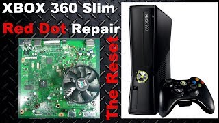 How to fix Xbox 360 Slim RROD  Red Dot of Death Reset Solution👍 [upl. by Aelc]