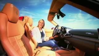 Fifth Gear Ferrari 458 Spider Full Test Review Sexy Vicki ButlerHenderson She is emotionally [upl. by Ainehta]