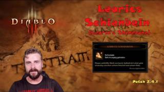 Diablo 3 Leorics Schienbein Patch 242 Leoric´s Shinebone  Wautschers Farmquickie RoSPC [upl. by Ahseena]