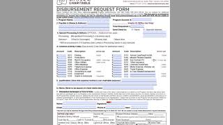 Fiscally Sponsored Program Disbursement Form [upl. by Desimone949]