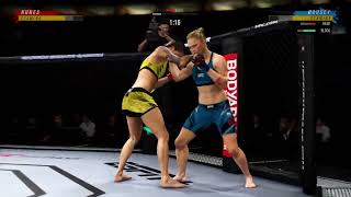 UFC 4  Amanda Nunes vs Ronda Rousey  Main Event Fight  Legendary Difficulty [upl. by Gerty]