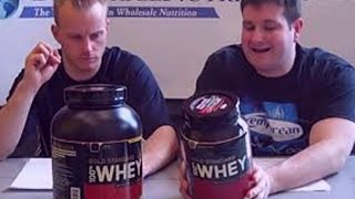 ON GOLD STANDARD 100 WHEY PROTEIN REVIEW  DELICIOUS STRAWBERRY FLAVOUR  AUTHENTIC PRODUCT [upl. by Kass]