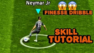 HOW TO FINESSE DRIBBLE IN EFOOTBALL 25 MOBILEEFOOTBALL MOBILE TMEFOOTBALLBIRDFINESSE DRIBBLE [upl. by Ainirtak]