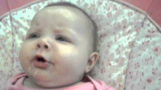 14 weeks baby singing twinkle twinkle little star [upl. by Eirallih538]