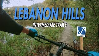 Lebanon Hills  Mountain Biking  Intermediate Trail [upl. by Nivloc917]