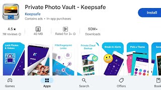 How To Install Private Photo Vault Keepsafe Apps  How To Download Private Photo Vault Keepsafe App [upl. by Suoicerpal]