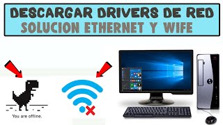 Instalar Drivers de Red WIFI y ETHERNET para Windows 7 8 81 y 10  Sin Internet  3DP NET 💻 [upl. by Orihakat]