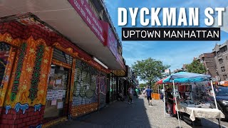 Visit New York Walking tour of Dyckman St Manhattan NYC [upl. by Drwde343]