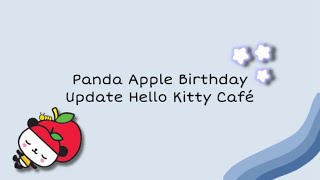 Panda Apple Birthday Update Hello Kitty Café  Code [upl. by Menard411]