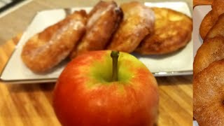 Lets cook crunchy applebeignets homade food shortfeed [upl. by Ojillib]