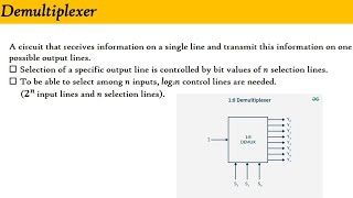 Demultiplexer part 01 [upl. by Glynnis]