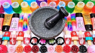 Satisfying Video Mixing Makeup Cosmetics Glitter Squishy Balls into Glossy Slime GoGo Slime ASMR [upl. by Renita]