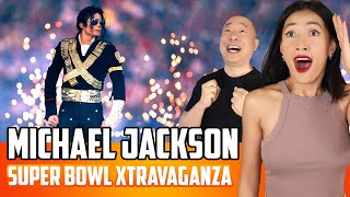 Michael Jackson  Super Bowl Halftime Show Reaction [upl. by Eeramit474]