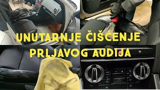 Detailing interijera Audi A3  Dubinsko čišćenje unutrašnjosti automobila [upl. by Jacobson]