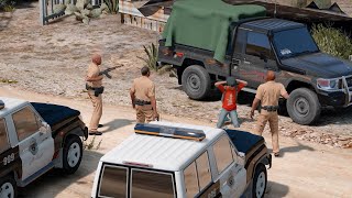 اصغر طفل راعي شاص يدخل عالم التهريب الطفل المهرب الجزء الخامس كامل  GTA V [upl. by Ahsaelat46]