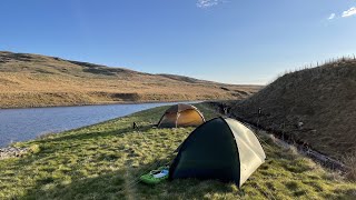 Lossburn reservoir Wild Camp Hilleberg Niak [upl. by Nadine]