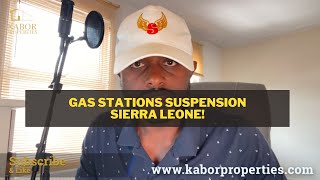 Application Suspension of Gas Stations Construction Freetown [upl. by Oberon]