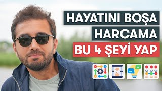 ZAMANINI BOŞA HARCAMAYI BIRAK  BU 4 ŞEYİ YAP [upl. by Ashlee487]