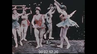 Demeny early colour films 1890s  Film 1000052 [upl. by Ginnie]