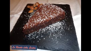 Ricette con il Bimby I dolci Torta al cioccolato con mandorle e nocciole [upl. by Christoffer]