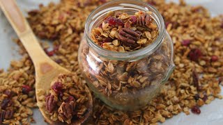 Easy and Healthy Homemade Granola Recipe [upl. by Bergess]