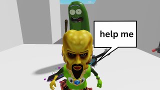 I Imported Pickle Rick Into Piggy Build Mode Piggy Skin [upl. by Mcadams]