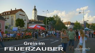 Grein an der Donau  Feuerwerk  Strudengau im Feuerzauber  2016 [upl. by Atteinotna]